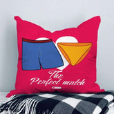 Sexy Shorts & Panty Coupled Pink Cushion Cover